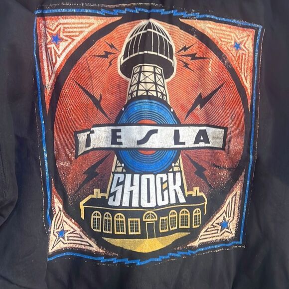 Tesla shock album cover zip hoodie- New-‎ Men XL - Picture 2 of 7